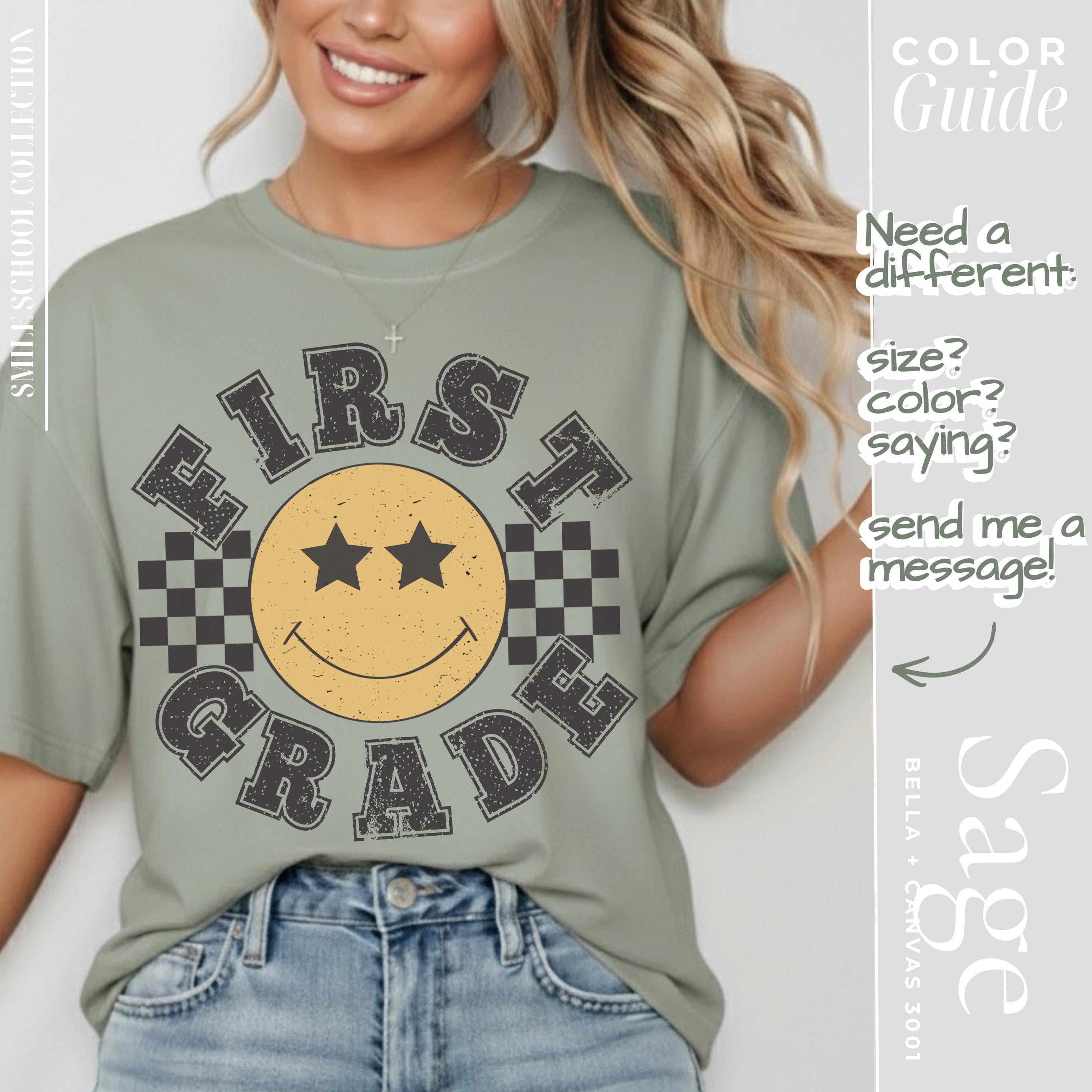 First Grade Teacher Shirt - Elementary School Shirt | Soft Lightweight T-Shirt Gift