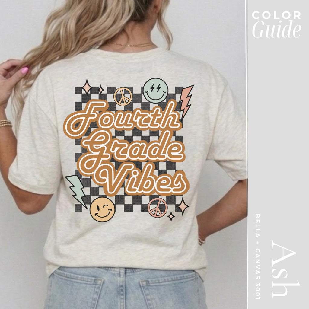 Fourth Grade Teacher Shirt – Vintage 4th Grade Teacher Tee | Back to School Apparel