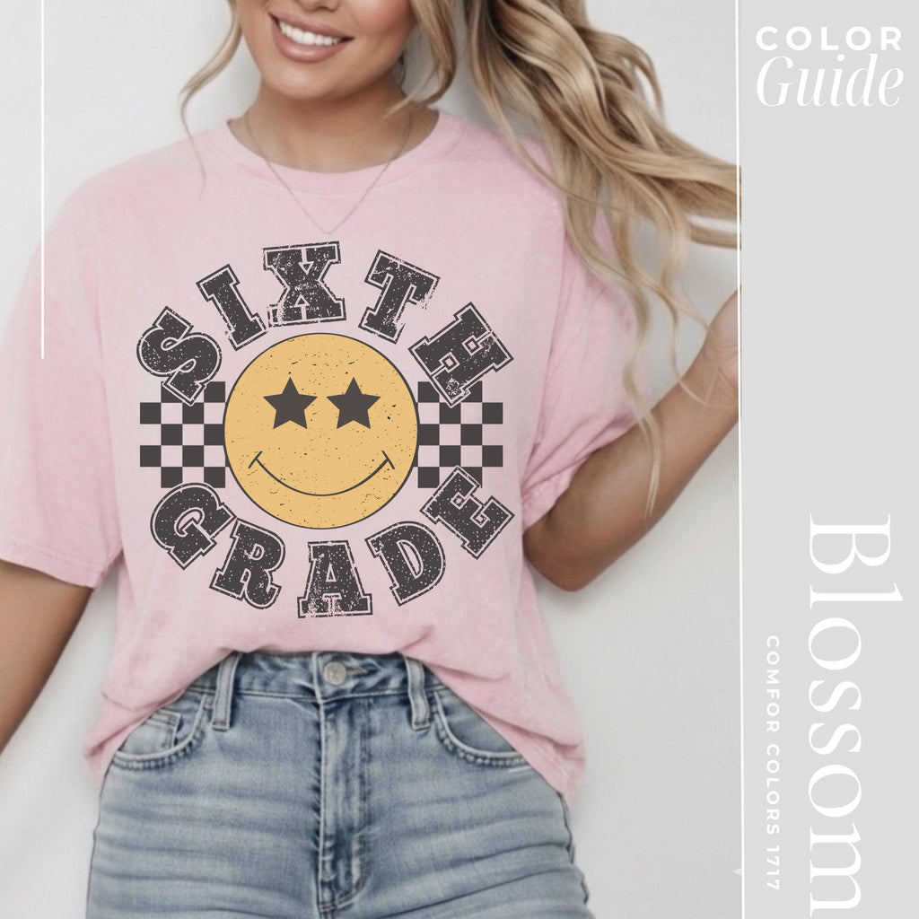 Sixth Grade Teacher Shirt | Retro Teacher TShirt & First Day School Matching Tee