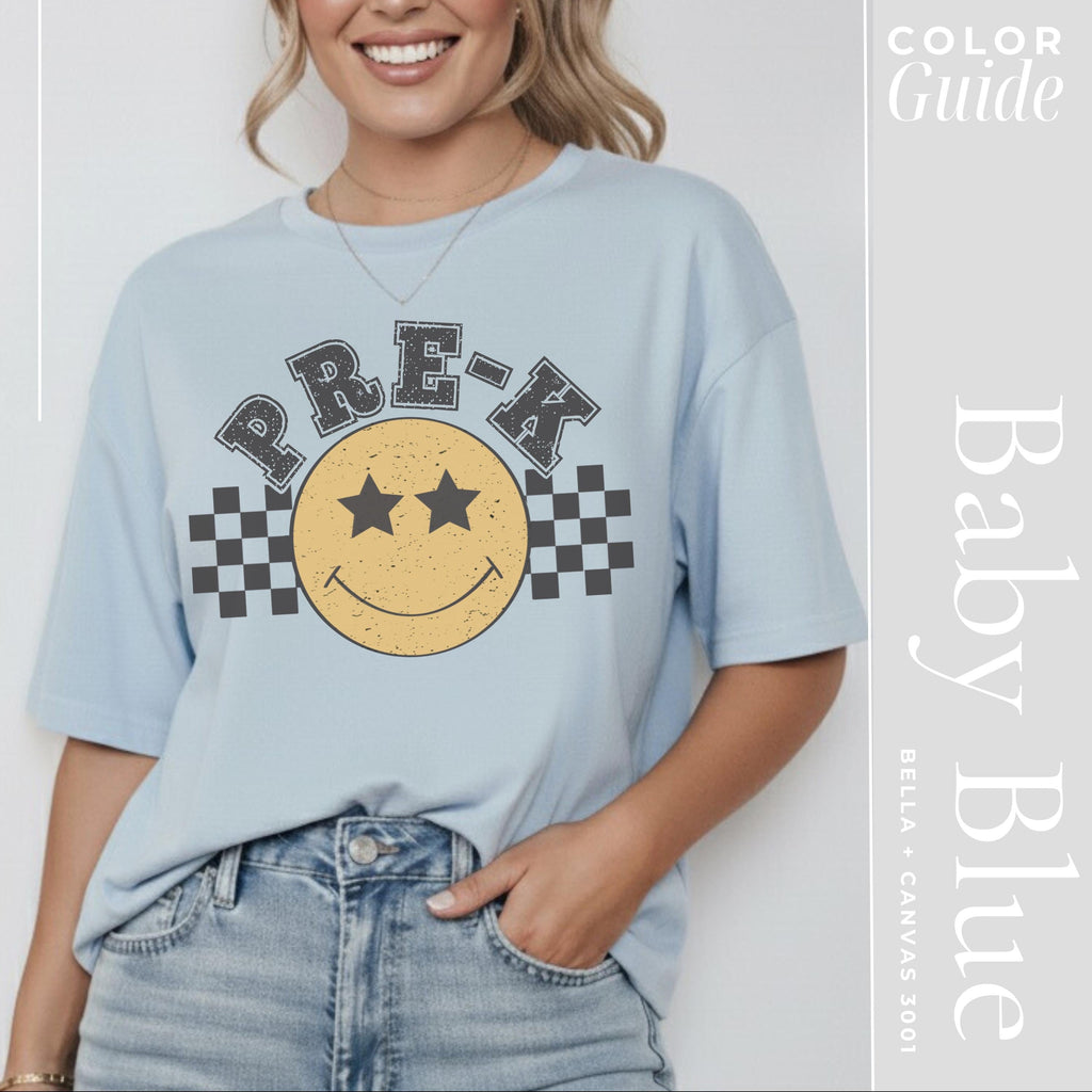 Pre K Teacher Shirt - Vintage Style Soft Cotton Tee | New Teacher Gift Idea