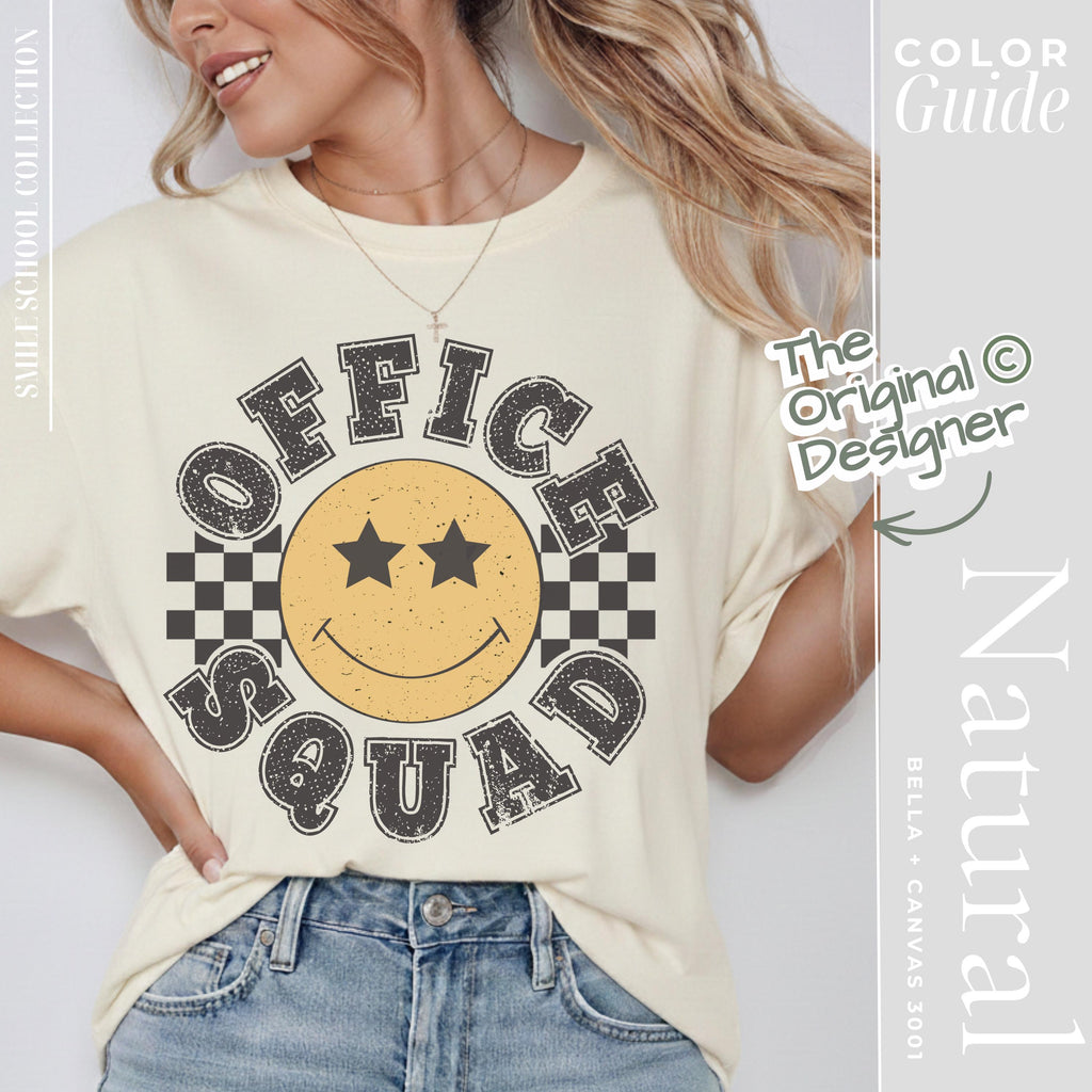 Office Squad Shirt – Retro Office Staff Tee | School Secretary Gift, Soft Lightweight