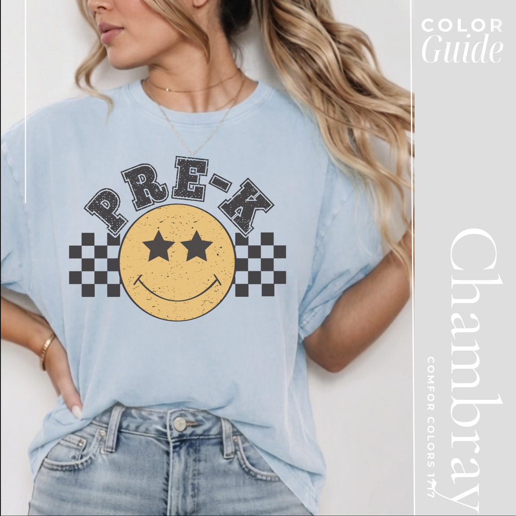 Pre K Teacher Shirt | Retro School Shirt, Teacher Squad Tee, First Day Gift