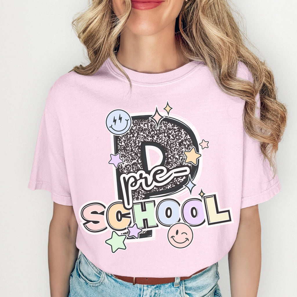 Pre School Teacher Shirt – Composition Notebook Tee | Back to School Gift