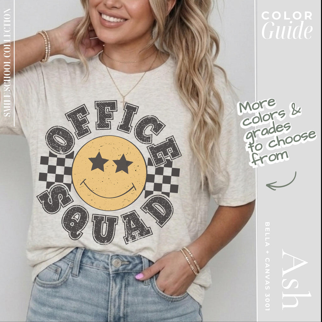 Office Squad Shirt – Retro Office Style | School Staff TShirt & Secretary Appreciation Gift