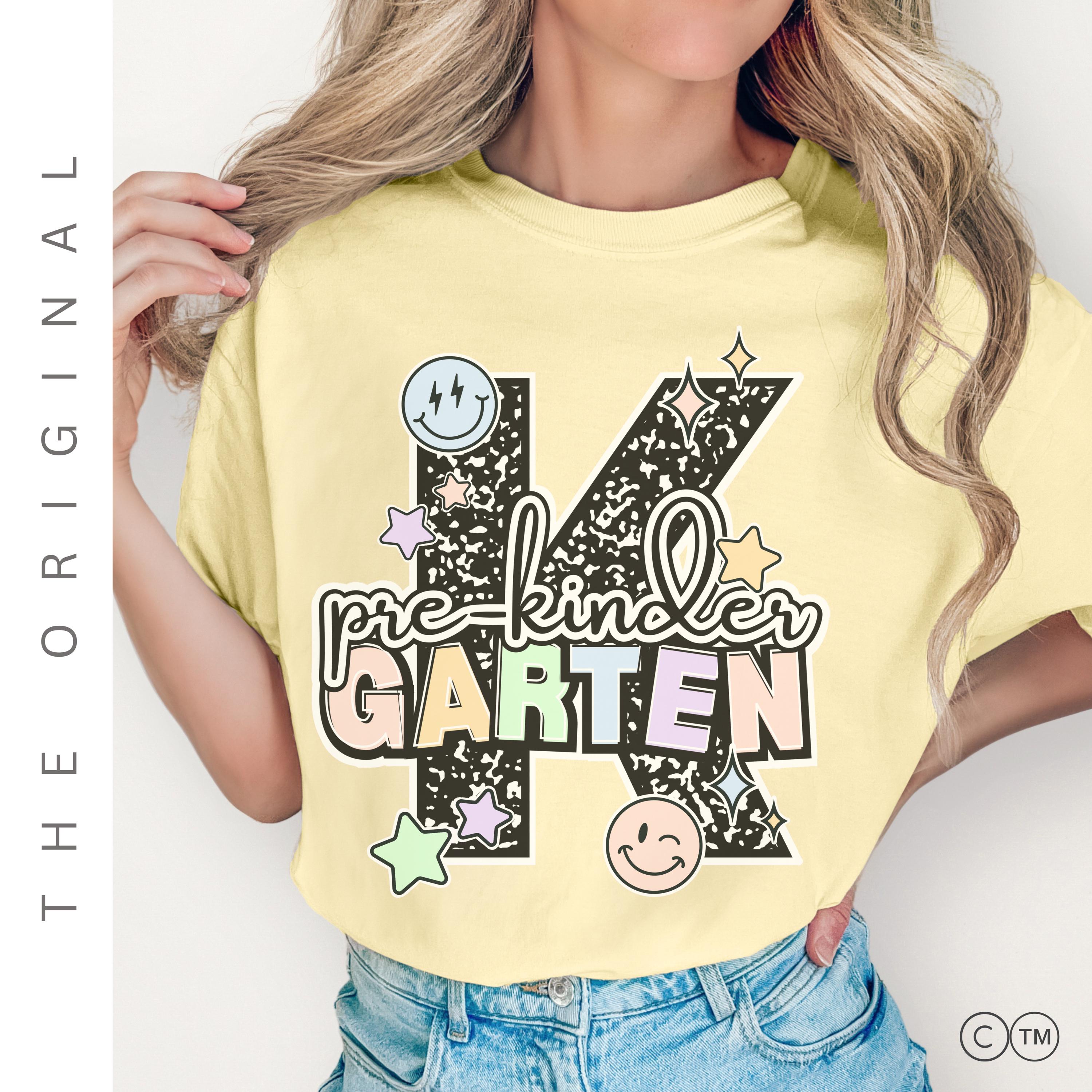 Pre Kindergarten Teacher Shirt - Composition Notebook Shirt | Back to School Tee