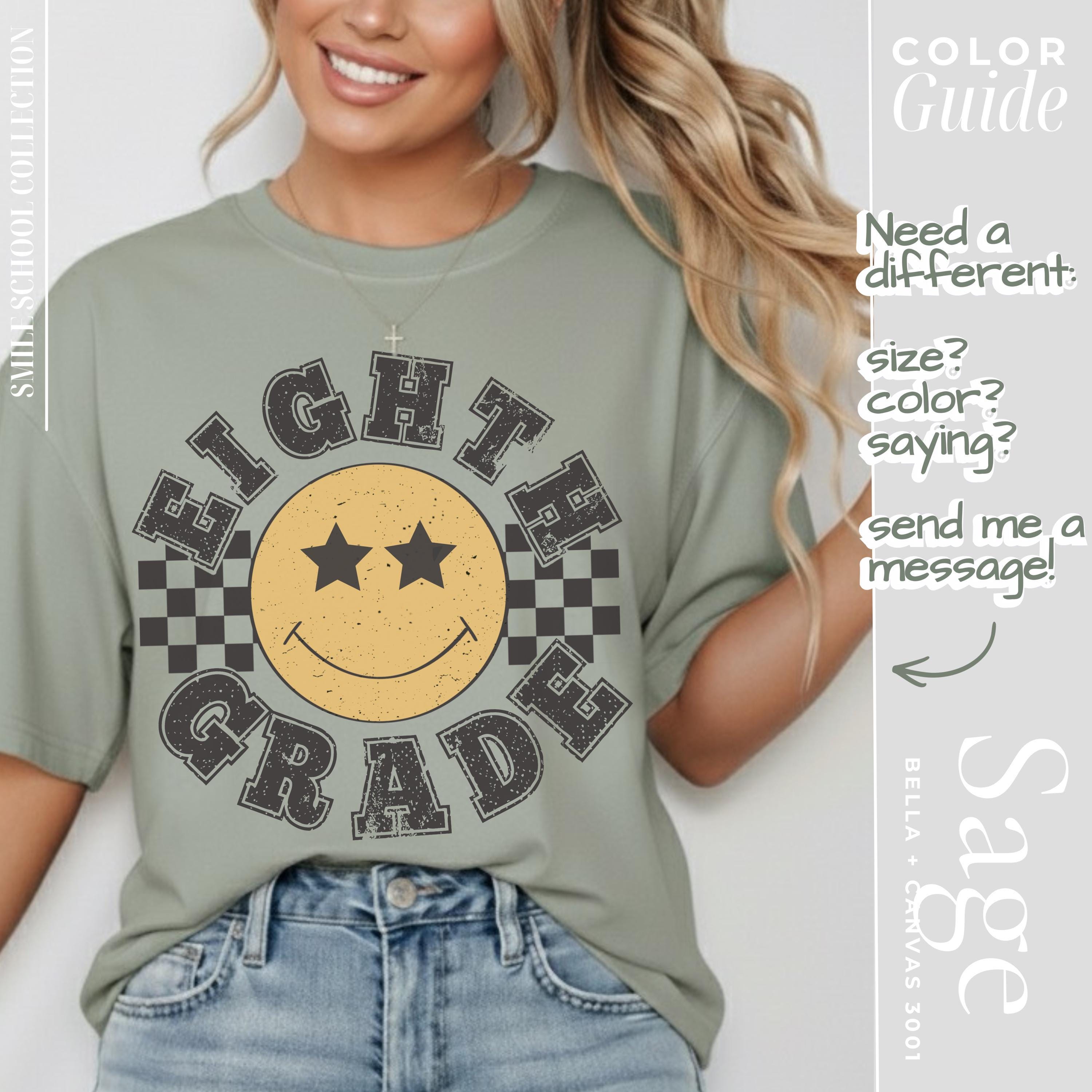 8th Grade Teacher Shirt – Soft Cotton Tshirt | Teacher Appreciation Gift & School Staff Tees