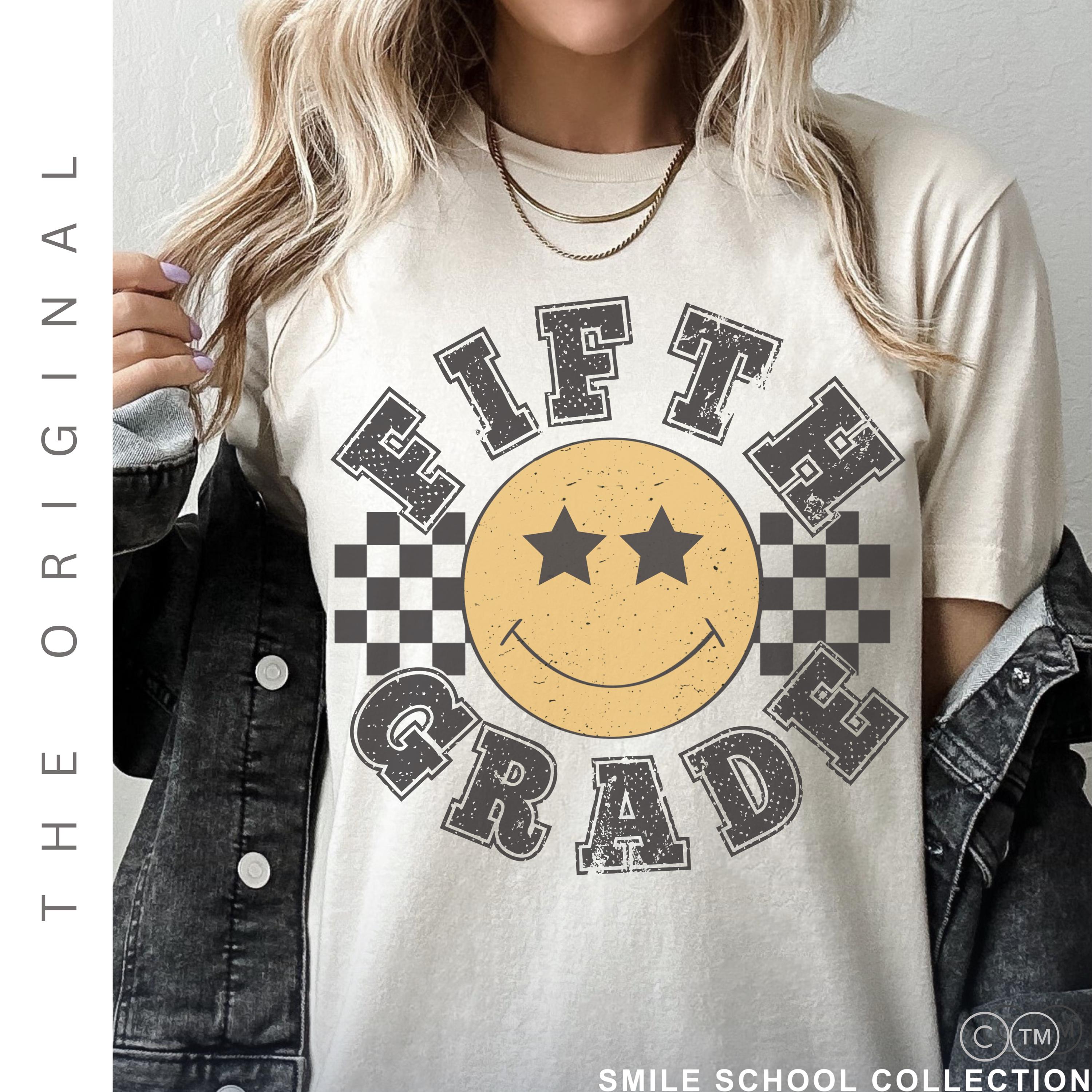 Fifth Grade Teacher Shirt - Vintage Retro School Tee | Teacher Appreciation Gift