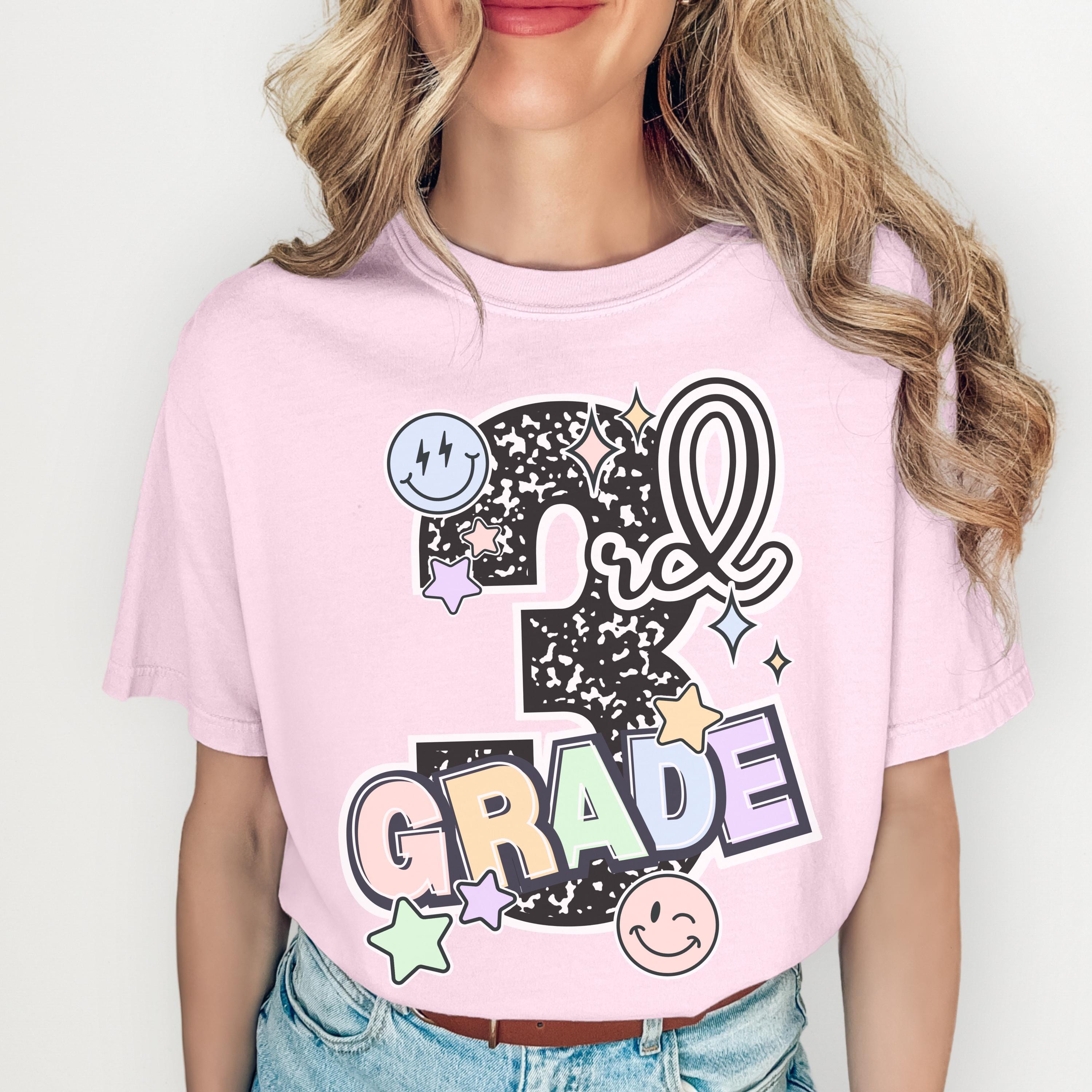 Third Grade Teacher Shirt – Composition Notebook Tee | Back to School Gift