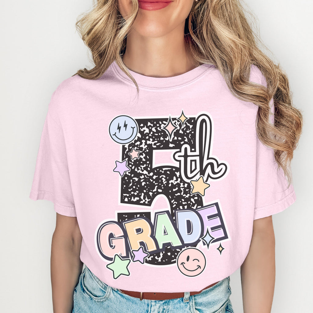 Fifth Grade Teacher Shirt – Composition Notebook Tee | Back to School Apparel