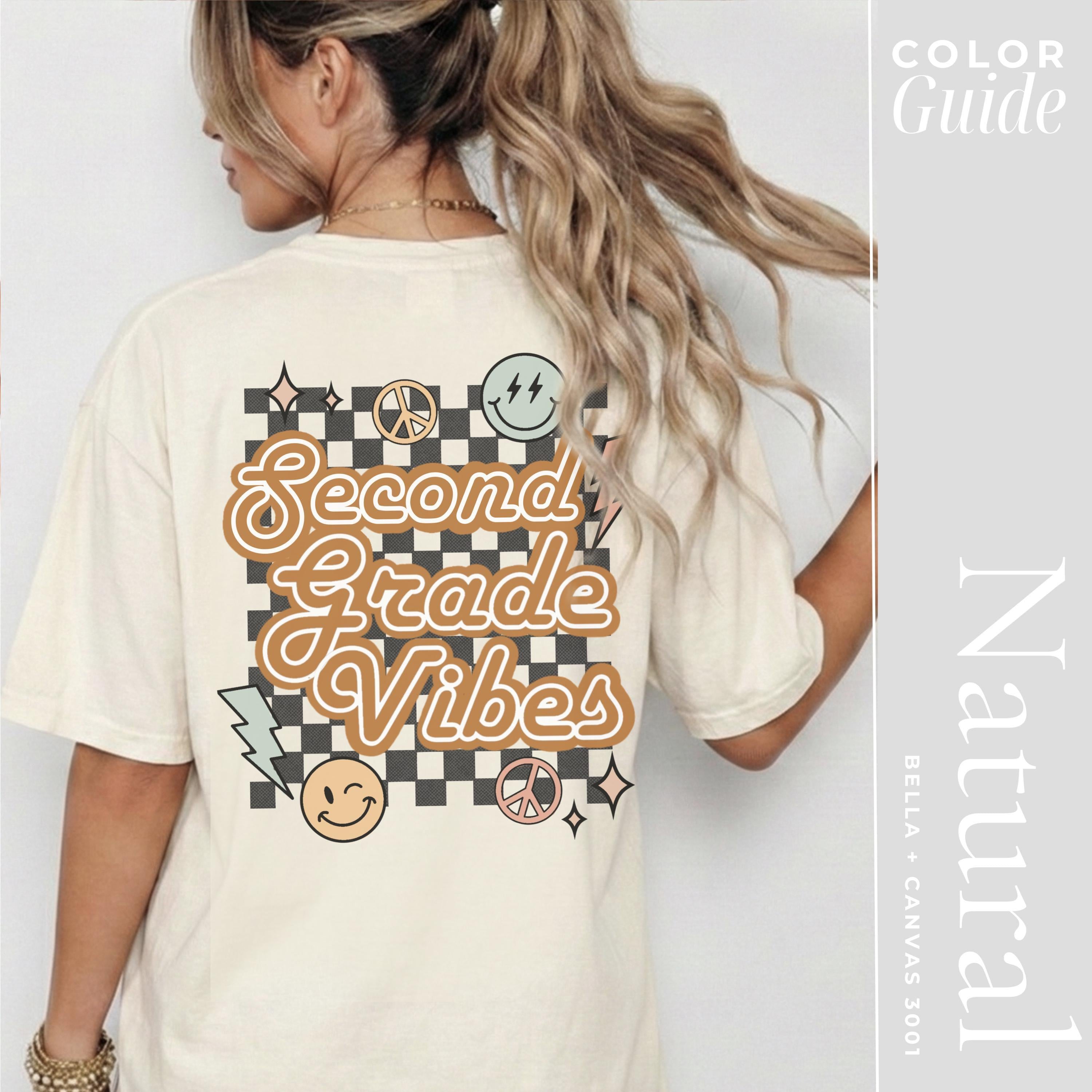 Second Grade Teacher Shirt – Vintage 2nd Grade Teacher Tee | Back to School Gift