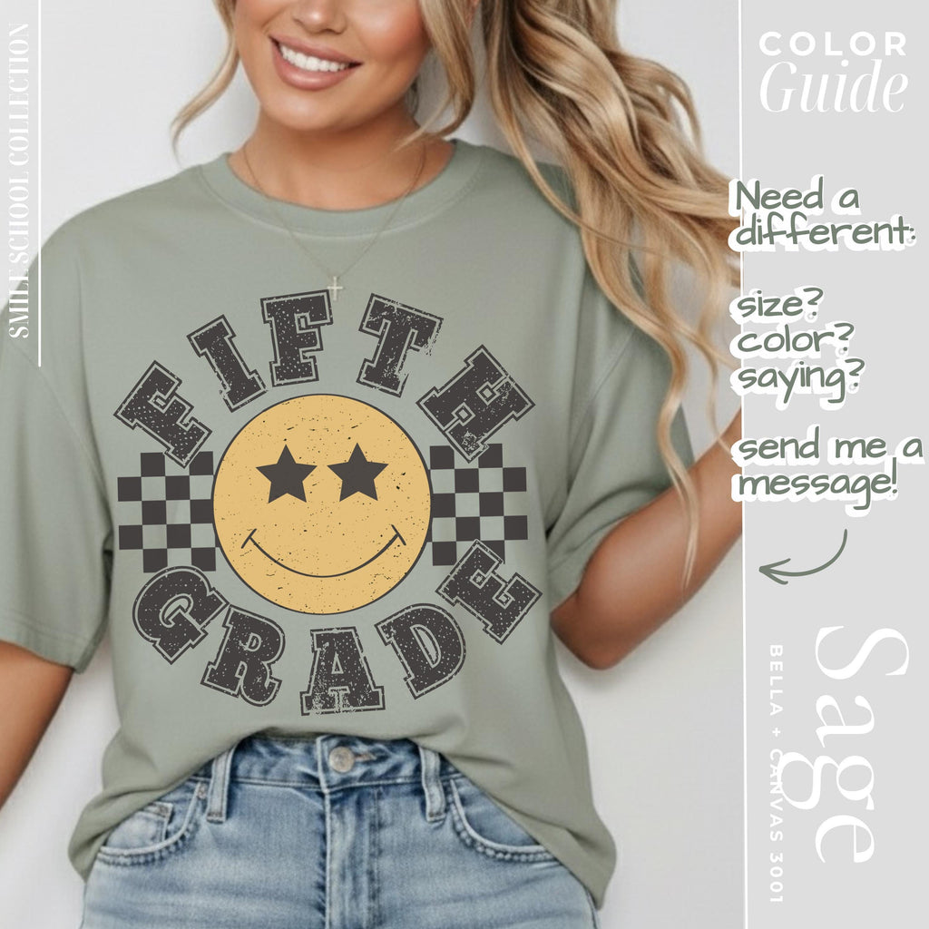 Fifth Grade Teacher Shirt - Vintage Retro School Tee | Teacher Appreciation Gift