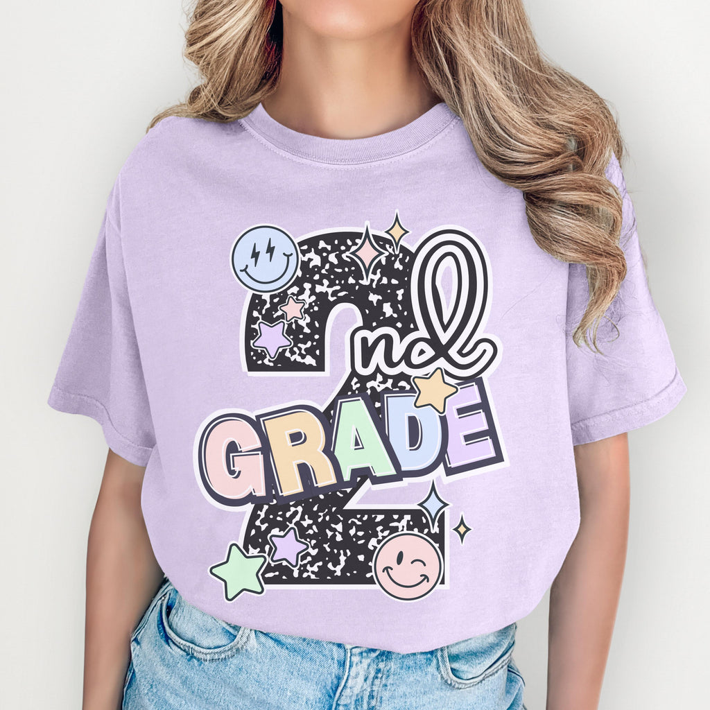 Second Grade Teacher Shirt – Composition Notebook 2nd Grade Tee | Back to School Gift