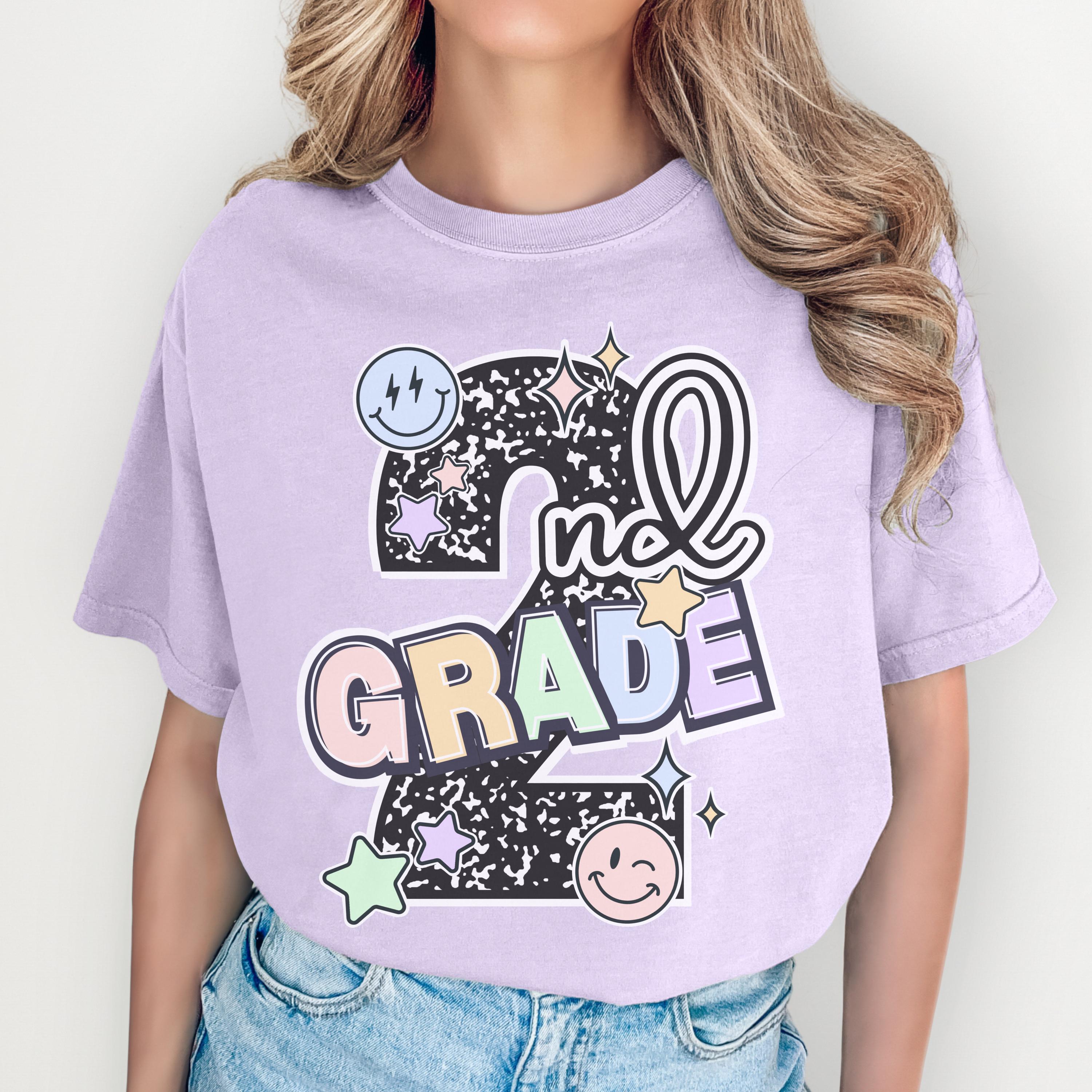 Second Grade Teacher Shirt – Composition Notebook 2nd Grade Tee | Back to School Gift