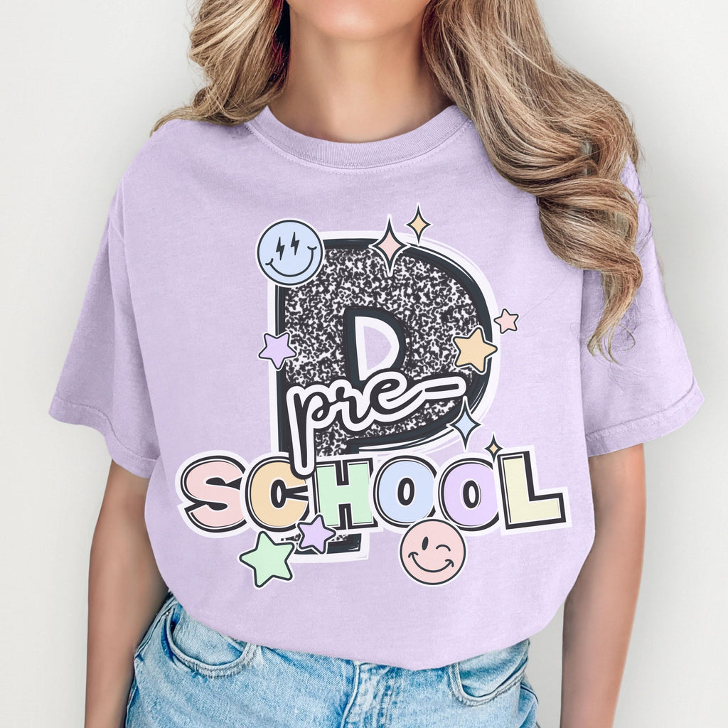 Pre School Teacher Shirt – Composition Notebook Tee | Back to School Gift