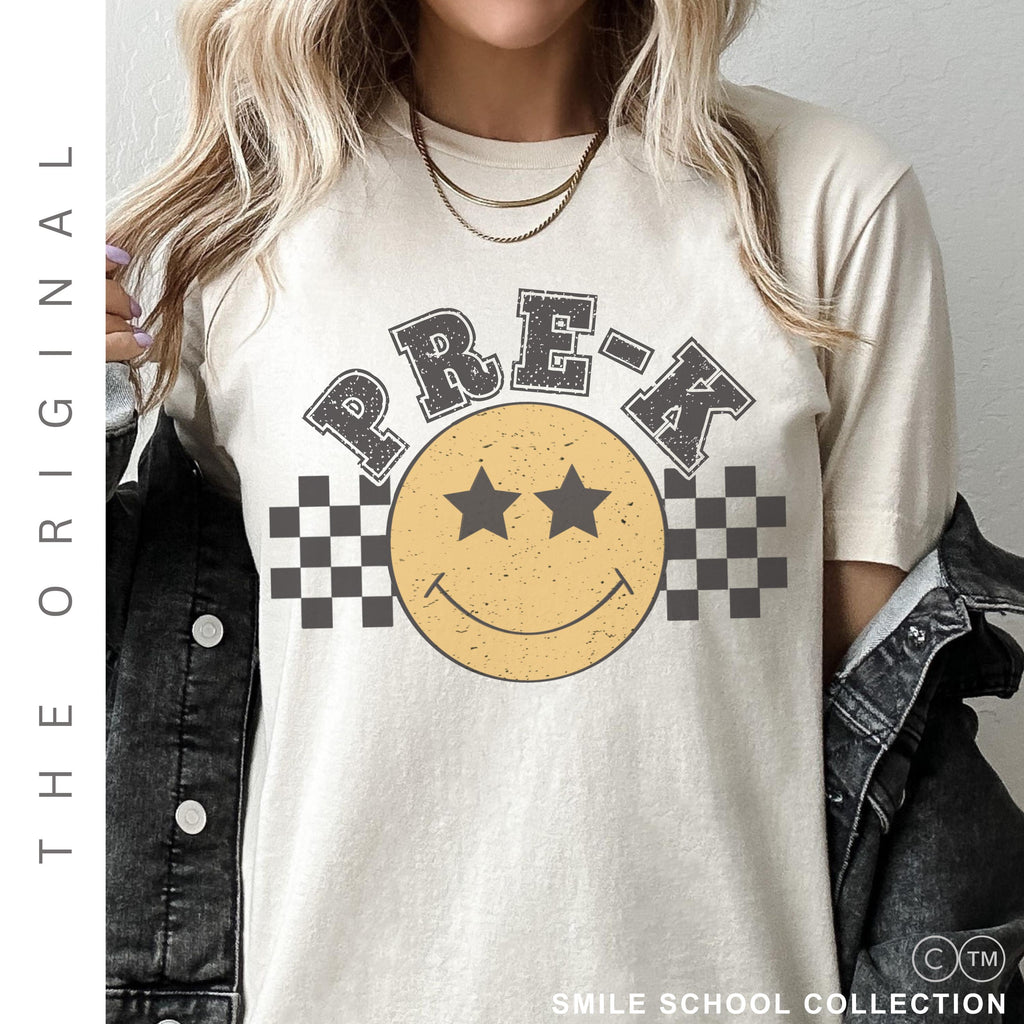 Pre K Teacher Shirt - Vintage Style Soft Cotton Tee | New Teacher Gift Idea