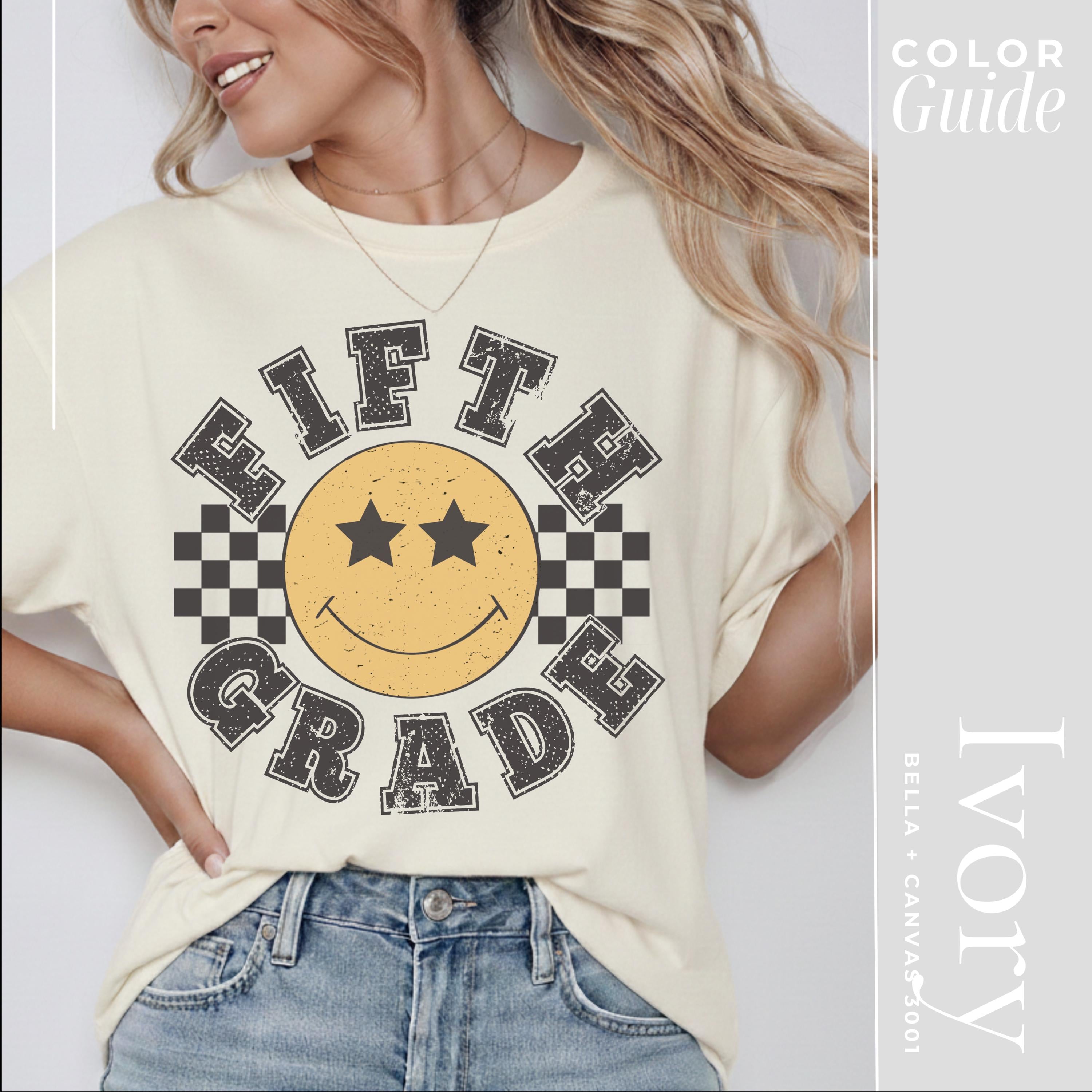 Fifth Grade Teacher Shirt - Vintage 5th Grade Teacher Tee | Back to School Apparel