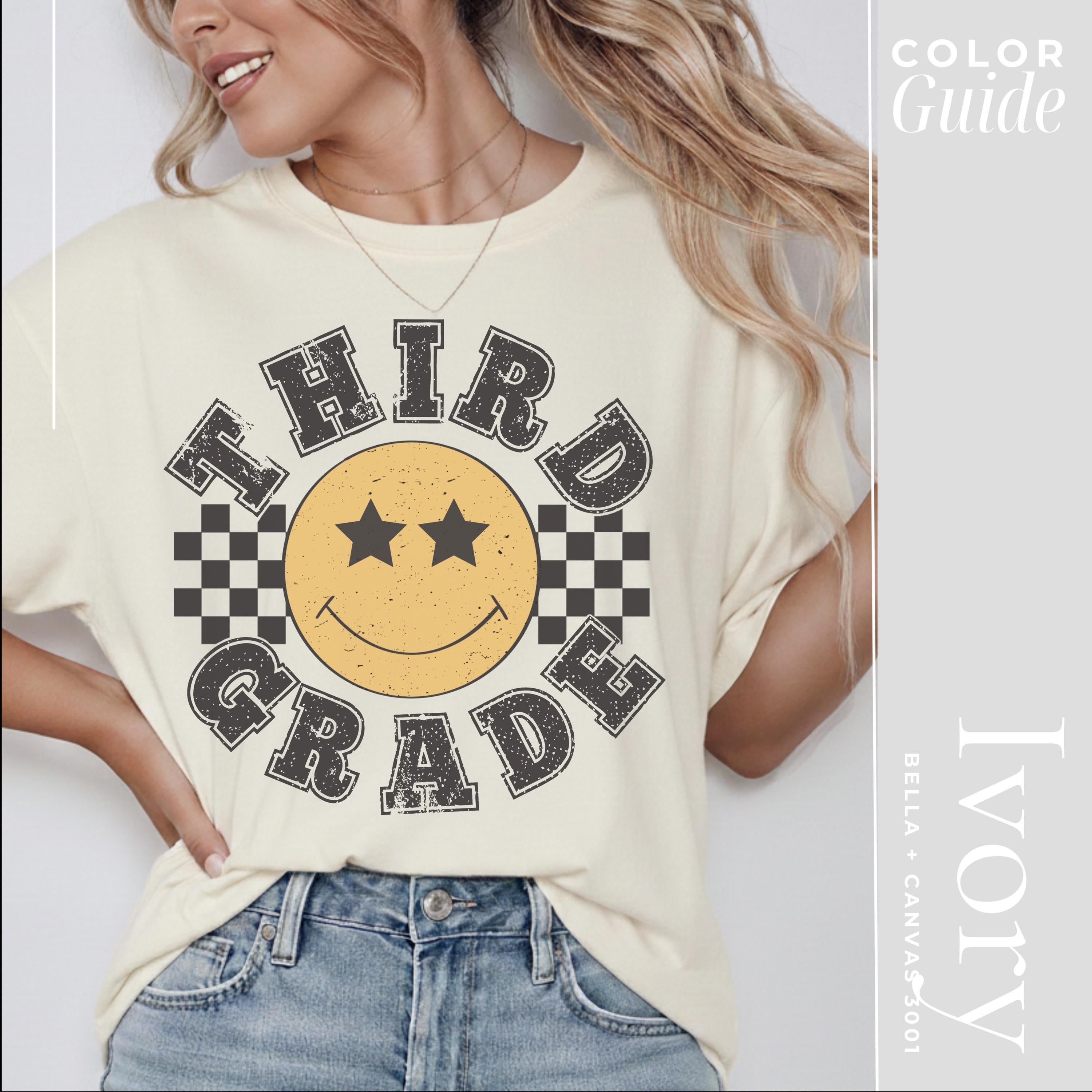Third Grade Teacher Shirt | Back To School Shirt - Teacher Squad Apparel