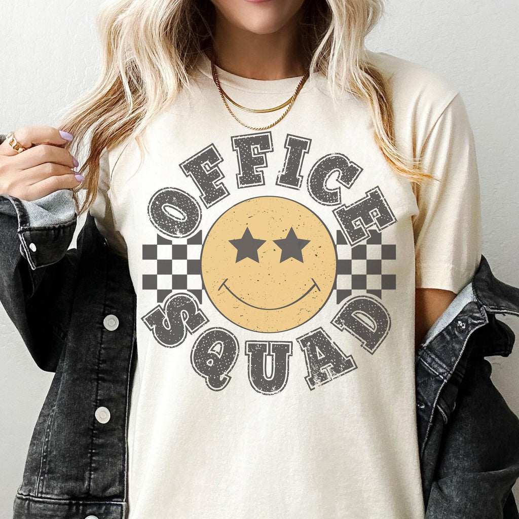 Office Squad Shirt – Retro Office Staff Tee | School Secretary Gift, Soft Lightweight