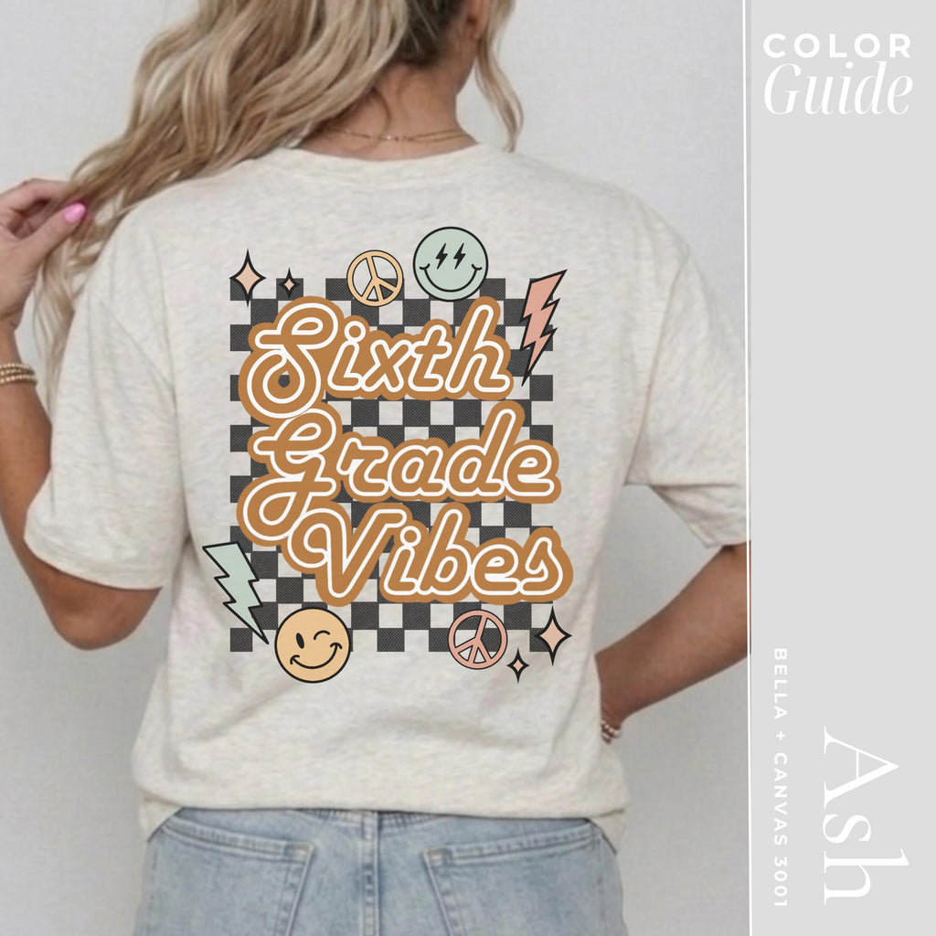 Sixth Grade Teacher Shirt – Vintage 6th Grade Teacher Tee | Back To School Gift