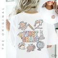 First Grade Teacher Shirt – Custom Teacher Shirt With Vintage Font & Soft Cotton Tee