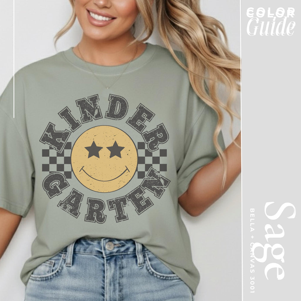 Kindergarten Teacher Shirt - Retro Vintage Teacher Appreciation Gift Tee
