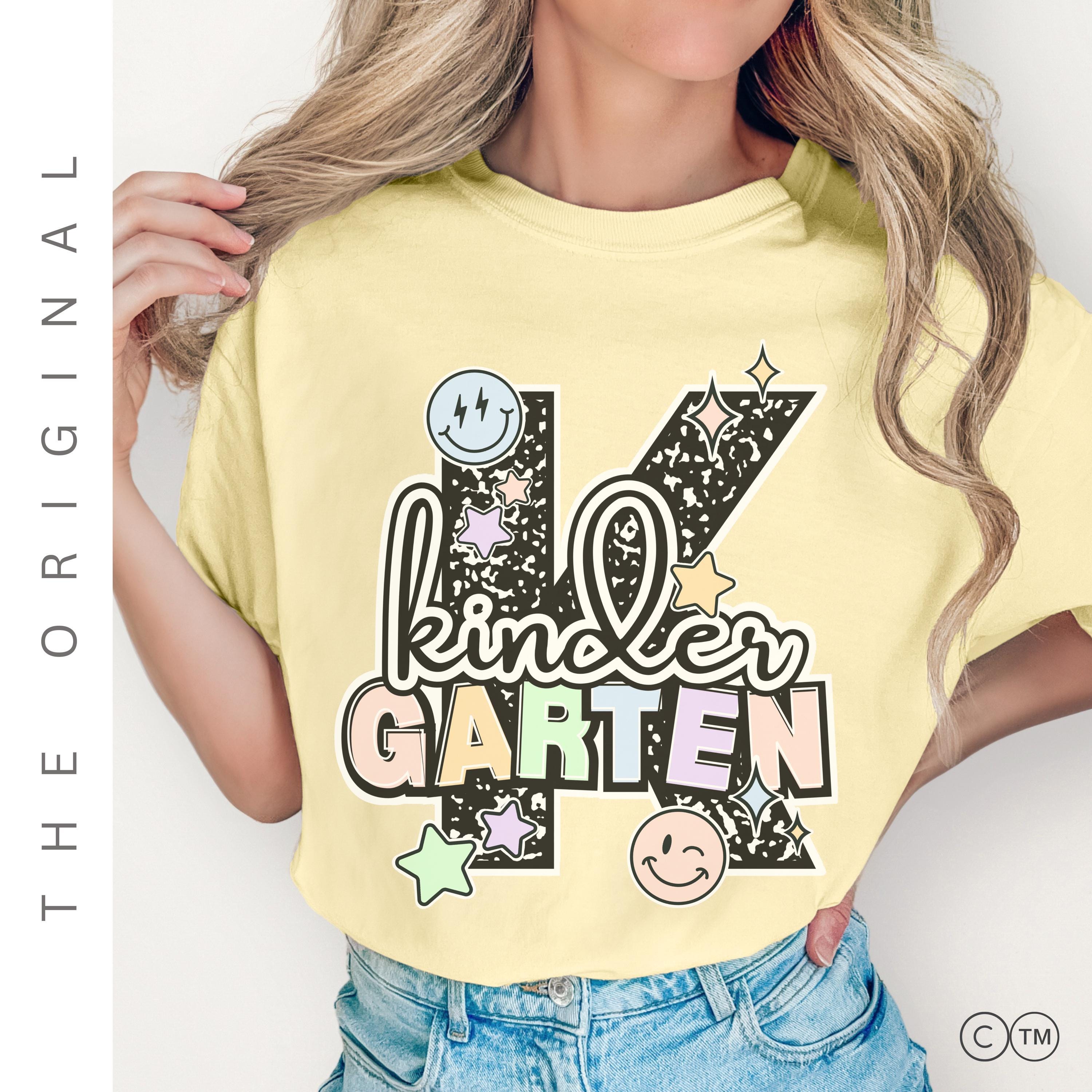 Kindergarten Teacher Shirt – Composition Notebook Tee | Back to School Gift