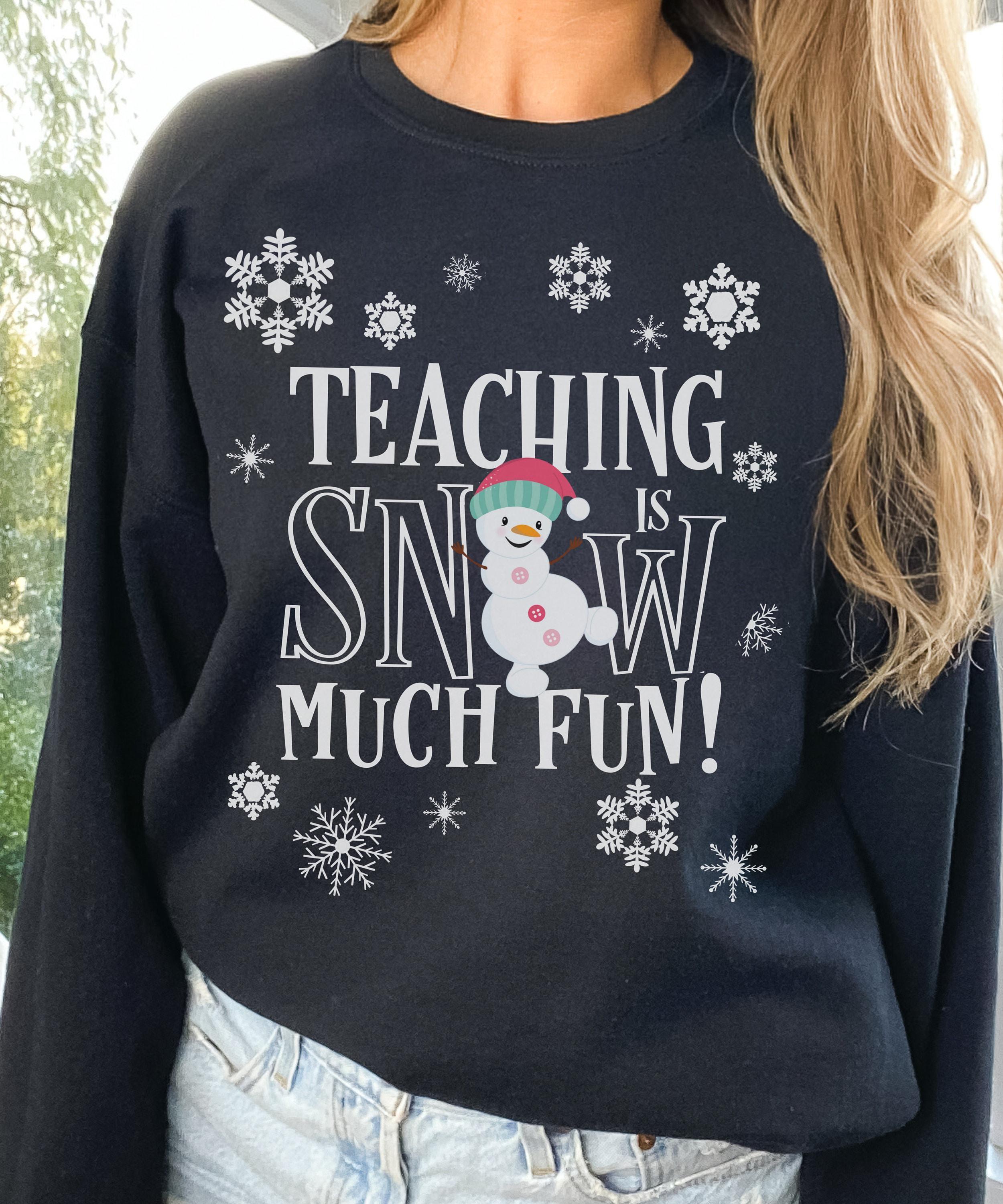 Teacher Christmas Shirt - Cozy Holiday Teacher Sweatshirt & Winter Apparel Gift