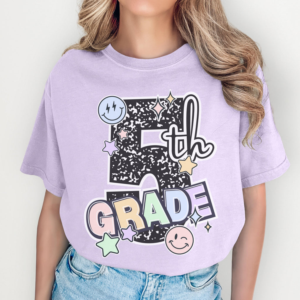 Fifth Grade Teacher Shirt – Composition Notebook Tee | Back to School Apparel