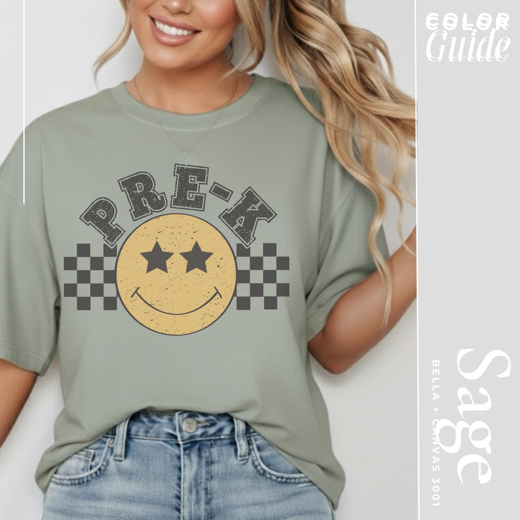 Pre K Teacher Shirt - Vintage Style Soft Cotton Tee | New Teacher Gift Idea