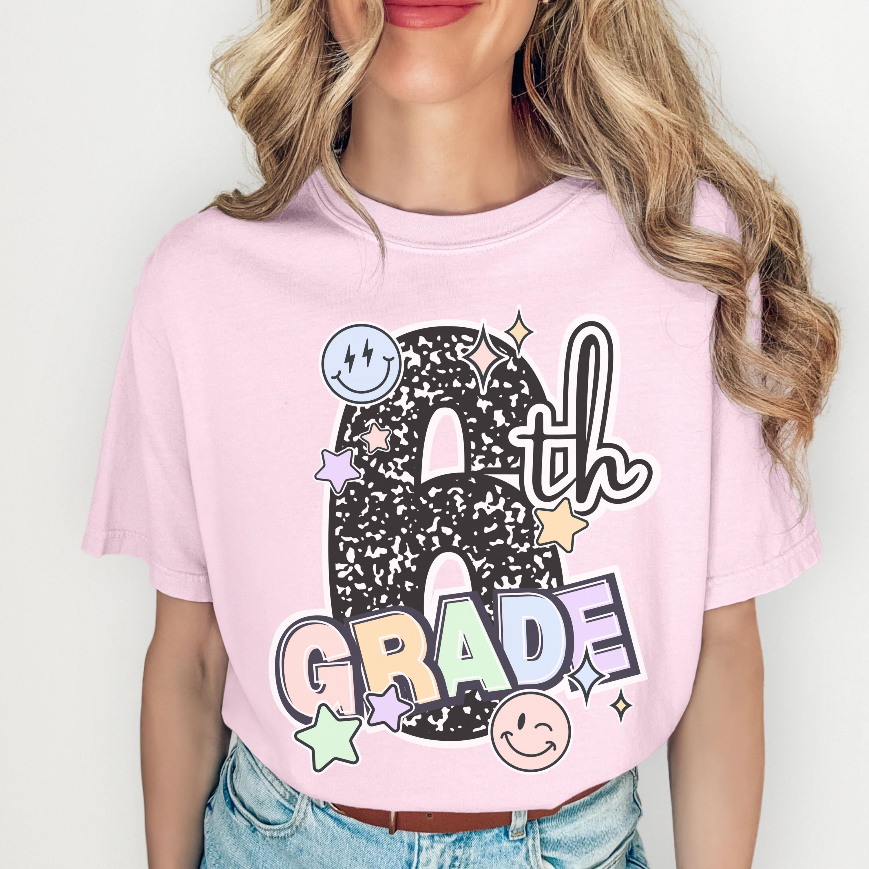Sixth Grade Teacher Shirt – Composition Notebook Tee | Back to School Shirt & Educator Gift