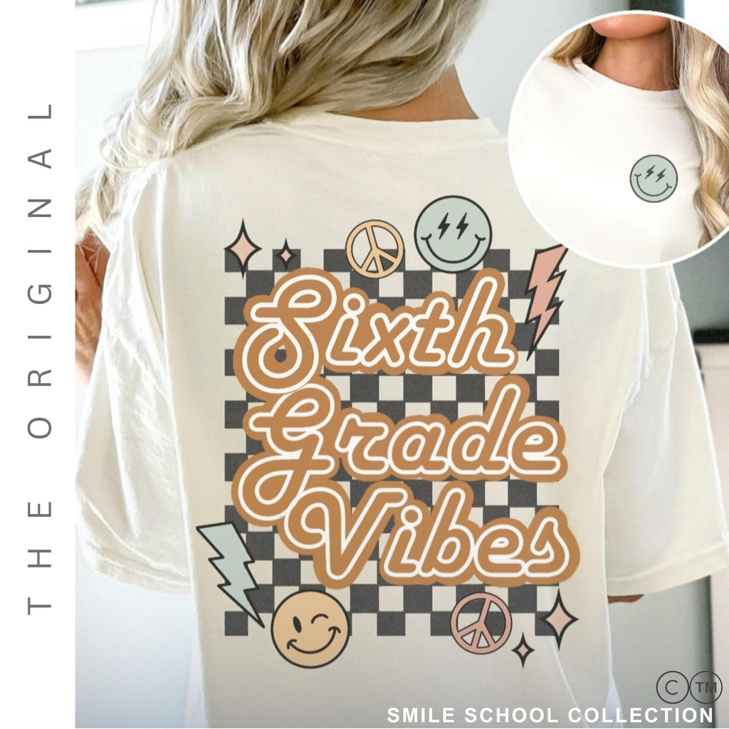 Sixth Grade Teacher Shirt – Vintage 6th Grade Teacher Tee | Back To School Gift