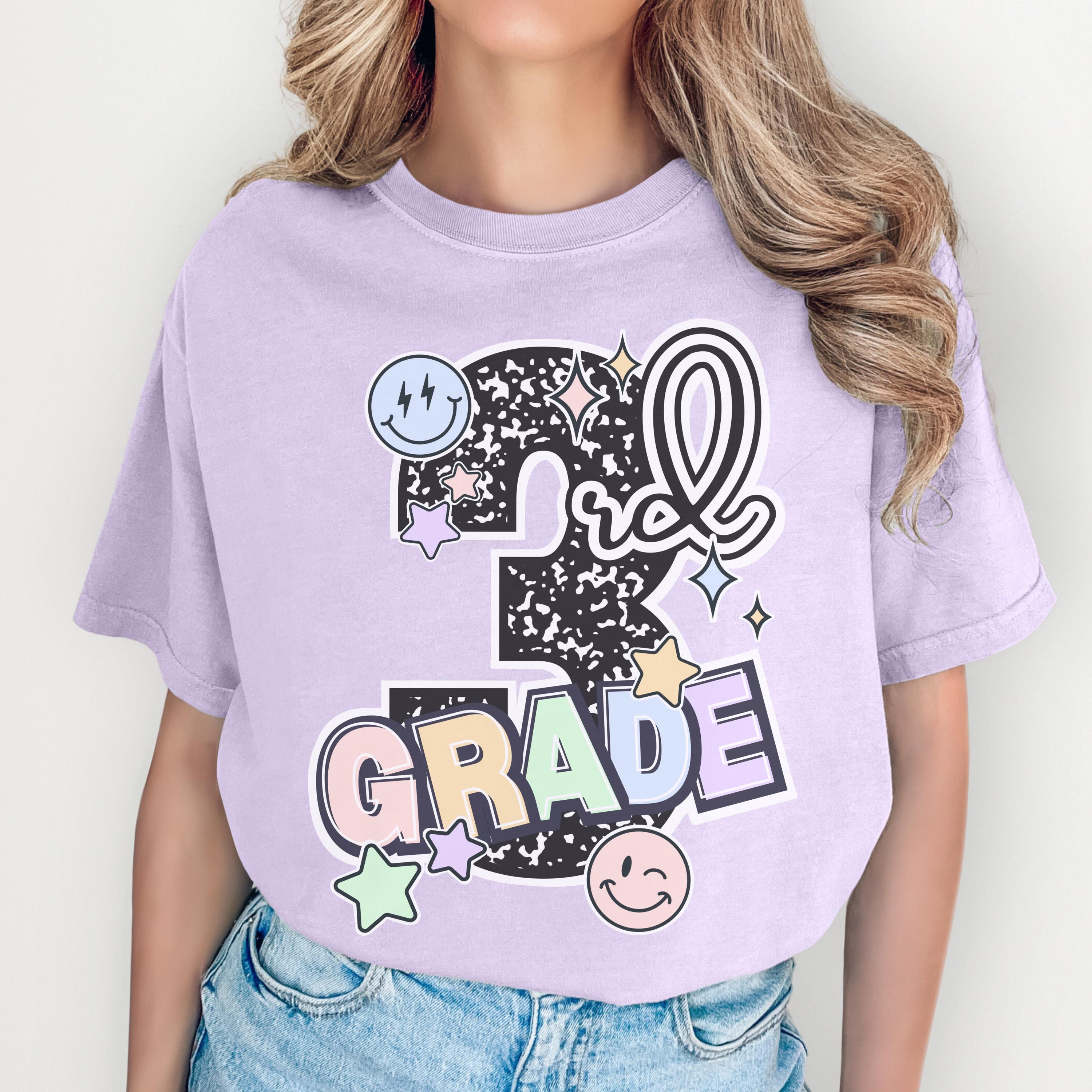 Third Grade Teacher Shirt – Composition Notebook Tee | Back to School Gift
