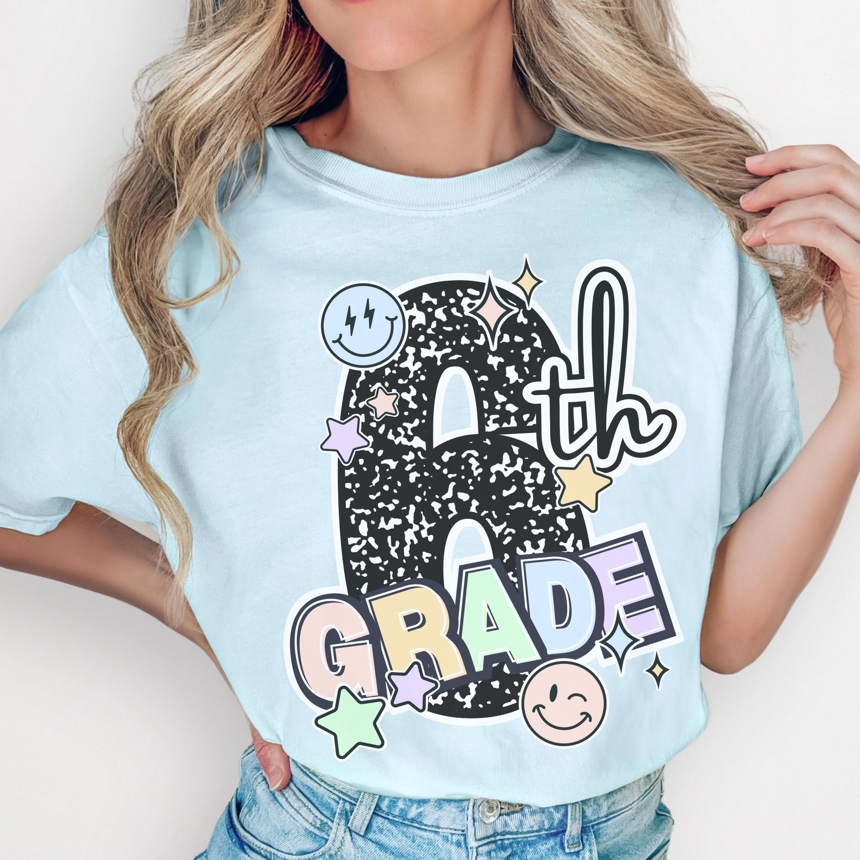 Sixth Grade Teacher Shirt – Composition Notebook Tee | Back to School Shirt & Educator Gift