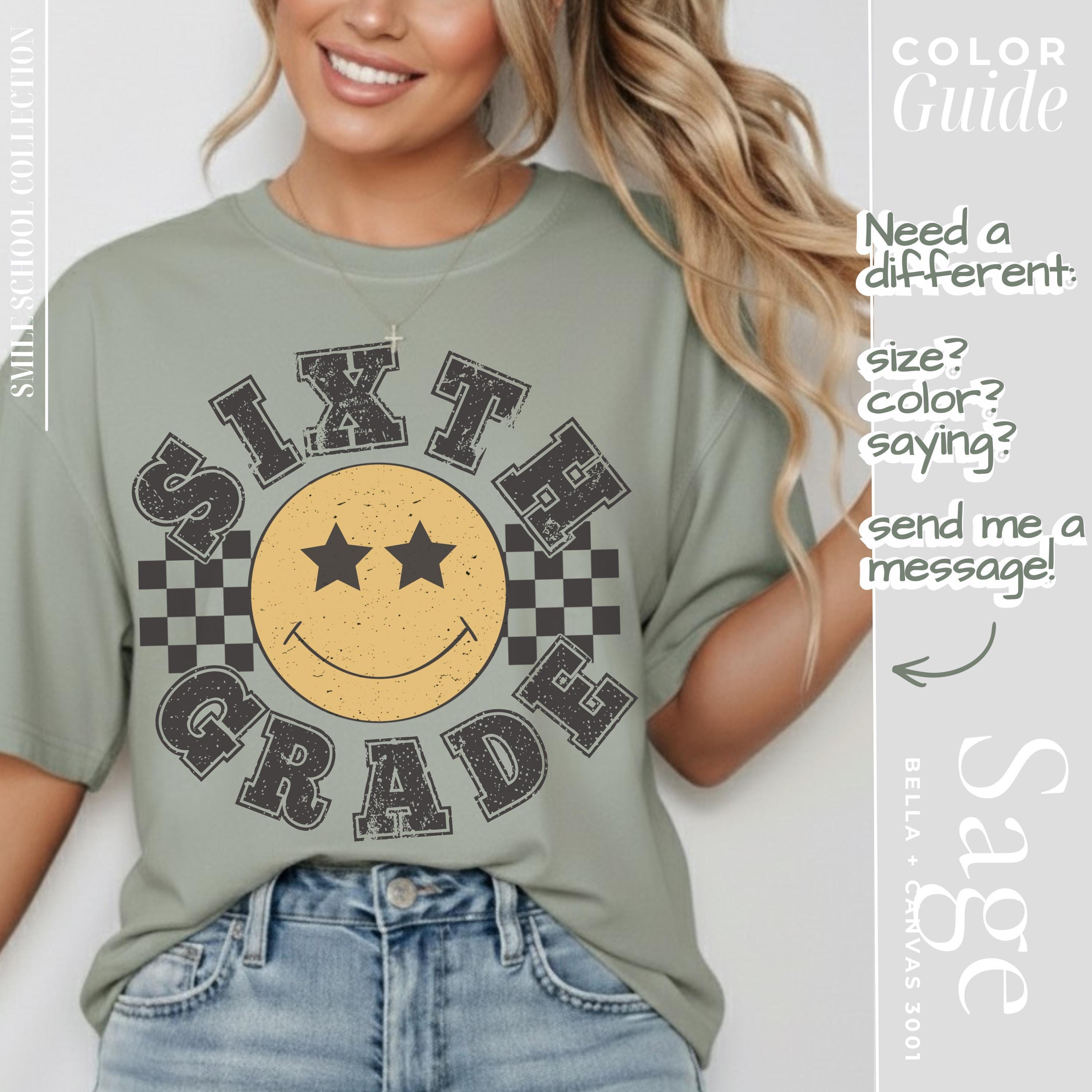 Sixth Grade Teacher Shirt - Retro Vintage 6th Grade Tee | Teacher Squad Apparel