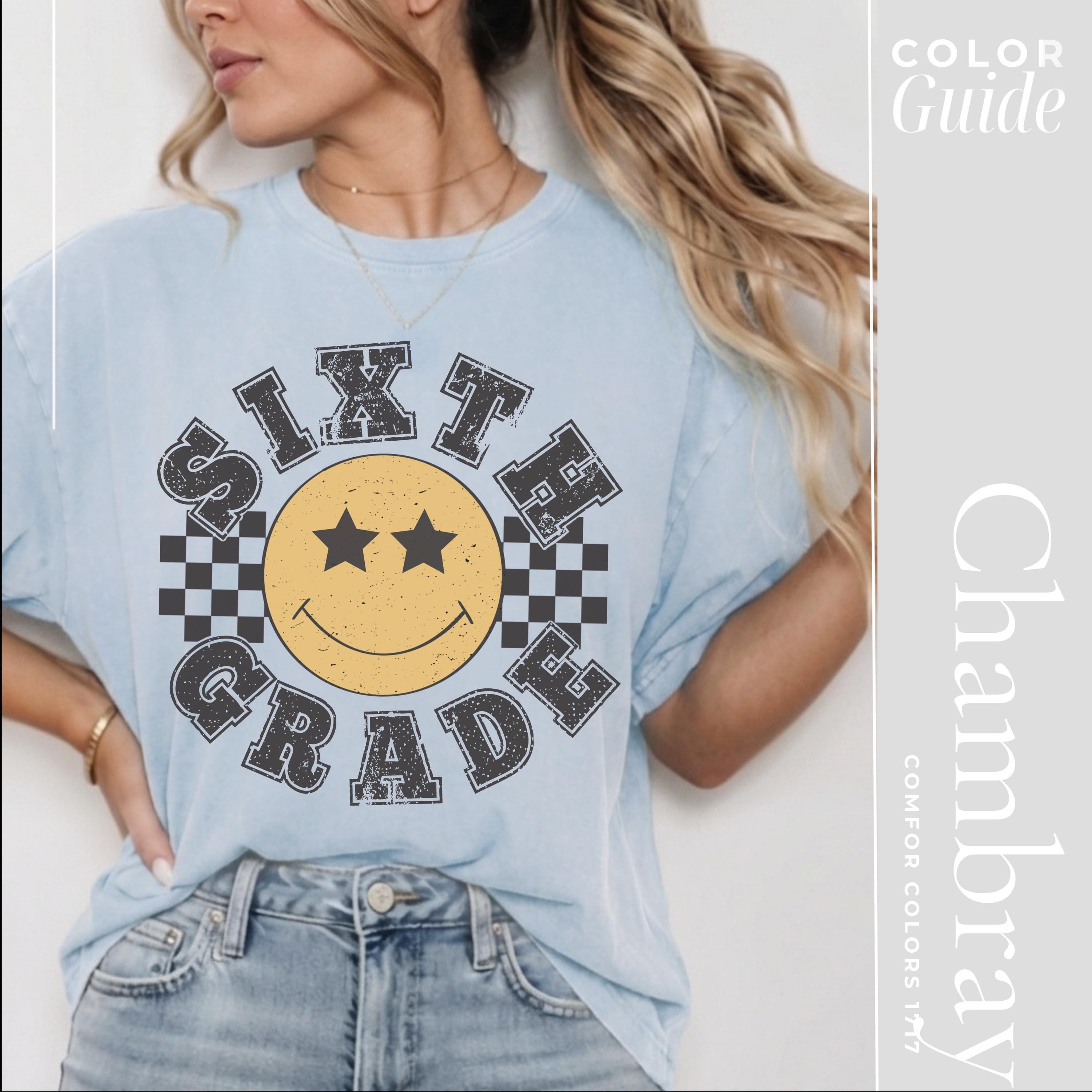 Sixth Grade Teacher Shirt | Retro Teacher TShirt & First Day School Matching Tee