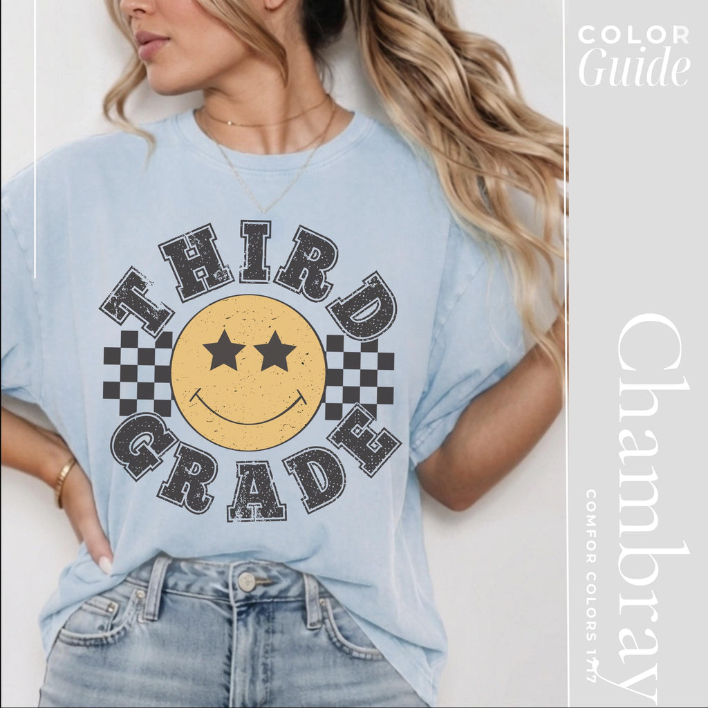 Third Grade Teacher Shirt | Back To School Shirt - Teacher Squad Apparel