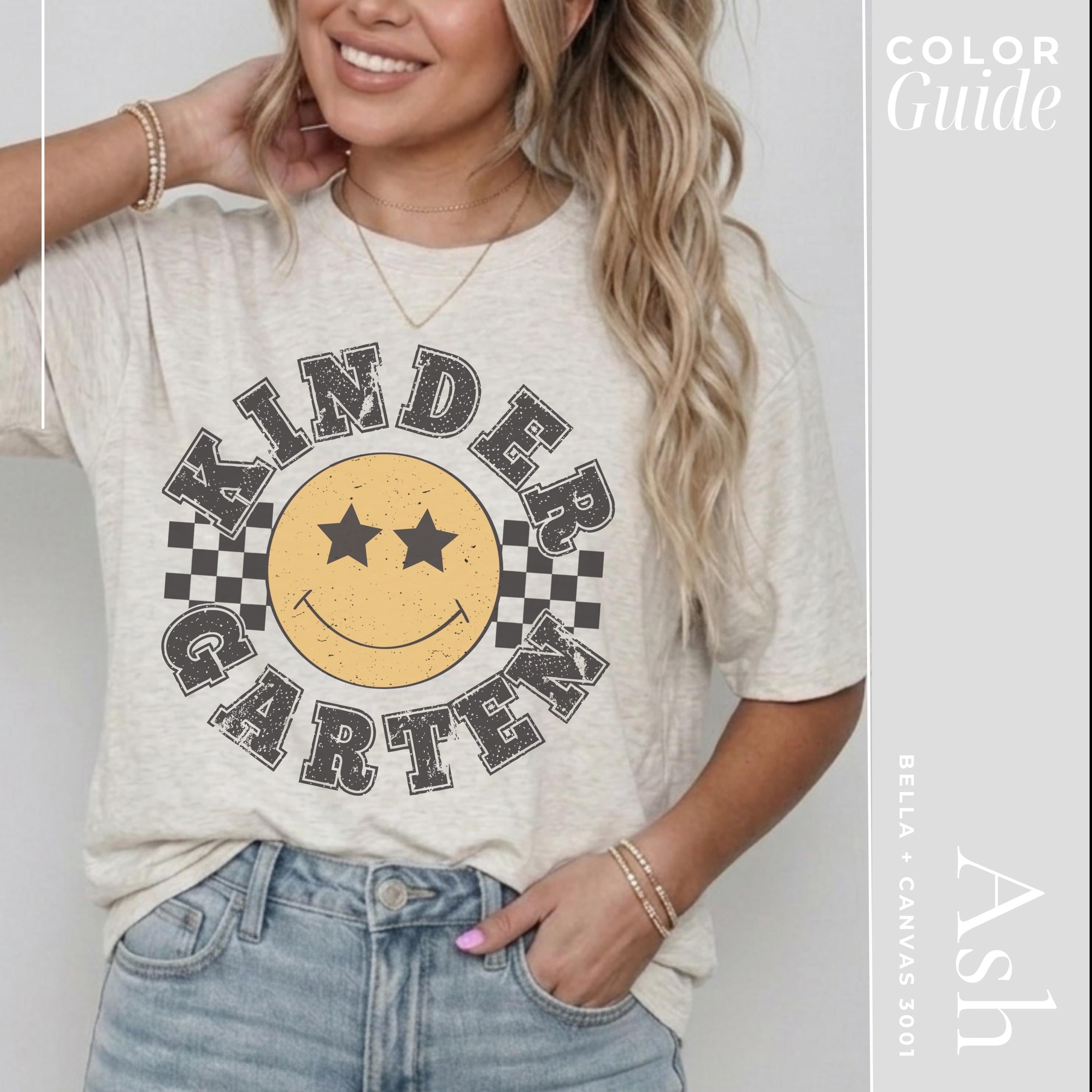 Kindergarten Teacher Shirt - Retro Vintage Teacher Appreciation Gift Tee