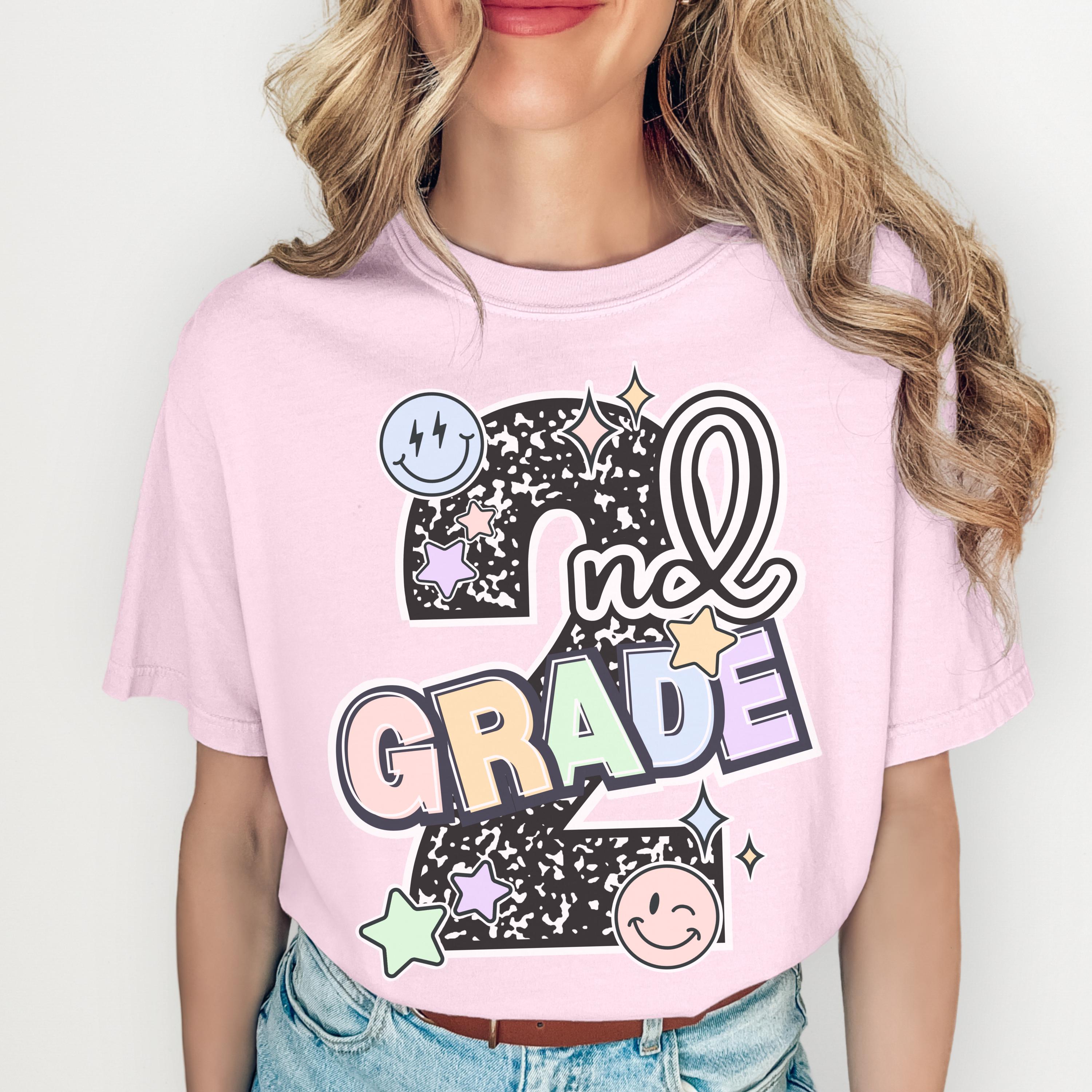 Second Grade Teacher Shirt – Composition Notebook 2nd Grade Tee | Back to School Gift