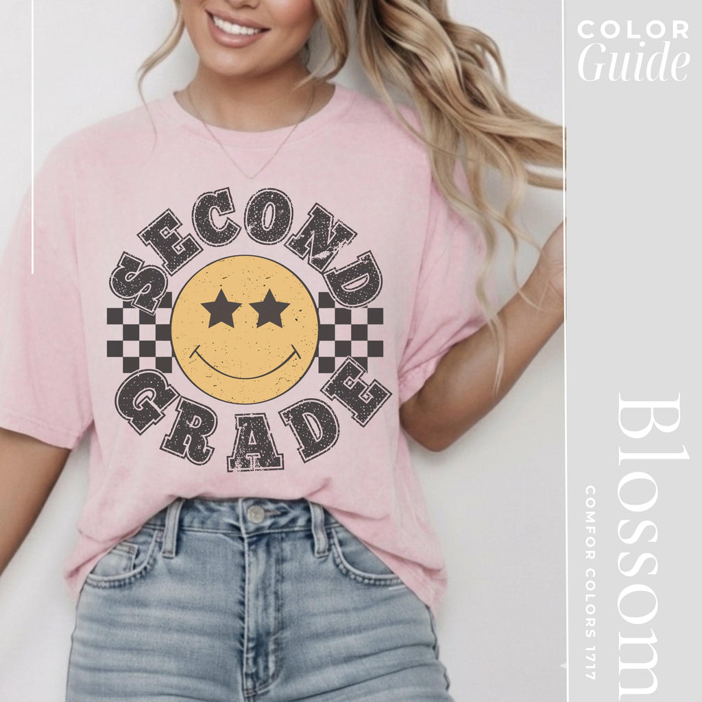 Second Grade Teacher Shirt - Vintage 2nd Grade Tee | Teacher Squad Apparel Gift